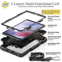 Load image into Gallery viewer, Tough Case designed for 8.7&quot; Samsung-based Speech Tablet with Screen Protector &amp; Strap
