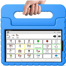 Load image into Gallery viewer, Speech tablet including 11" Apple tablet, Carrying Case and ONE of TalkTablet, Proloquo2go, TouchChat or LAMP