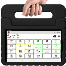 Load image into Gallery viewer, Speech tablet including 11" Apple tablet, Carrying Case and ONE of TalkTablet, Proloquo2go, TouchChat or LAMP