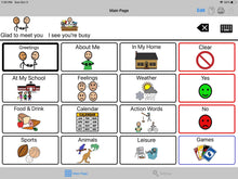 Load image into Gallery viewer, Speech Tablet with a 10.2″ Apple tablet, TalkTablet PRO Speech app, and Carrying Case - SALE PRICE!! - Speech Tablets by Gus Communication Devices