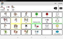 Load image into Gallery viewer, Speech Tablet including 8.7″ Samsung (Android) tablet, TalkTablet PRO AAC/Speech app (Pre-Installed!) and Carrying Case - SALE PRICE!! - Speech Tablets by Gus Communication Devices