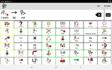 Cargar imagen en el visor de la galería, Speech Tablet including 8.7″ Samsung (Android) tablet, TalkTablet PRO AAC/Speech app (Pre-Installed!) and Carrying Case - SALE PRICE!! - Speech Tablets by Gus Communication Devices