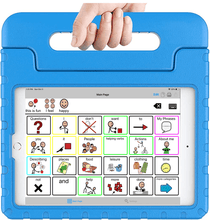 Load image into Gallery viewer, Speech Tablet with a 10.2″ Apple tablet, TalkTablet PRO Speech app, and Carrying Case - SALE PRICE!! - Speech Tablets by Gus Communication Devices
