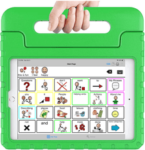 Load image into Gallery viewer, Speech Tablet with a 10.2″ Apple tablet, TalkTablet PRO Speech app, and Carrying Case - SALE PRICE!! - Speech Tablets by Gus Communication Devices