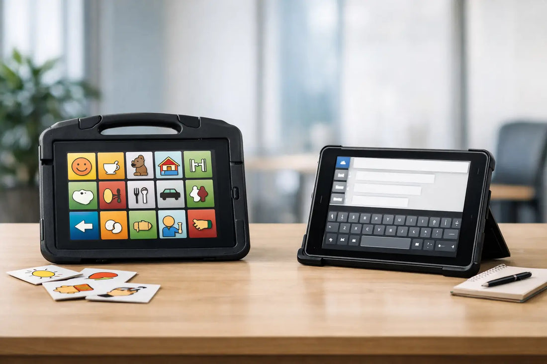 Symbol Based vs Text Based AAC