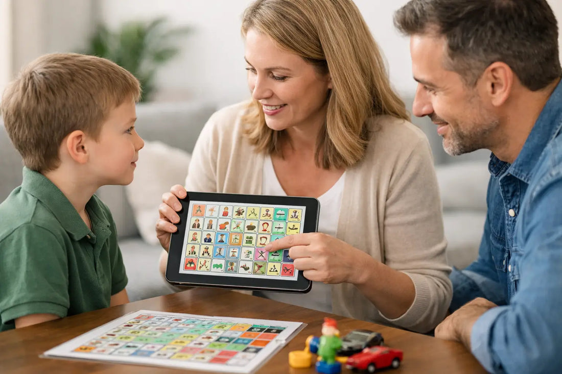 How core vocabulary AAC boards support communication