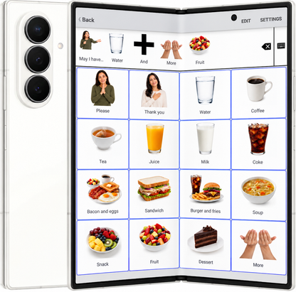 New! The Ultimate AAC Communication Tablet with Samsung Fold9 Ultra Phone