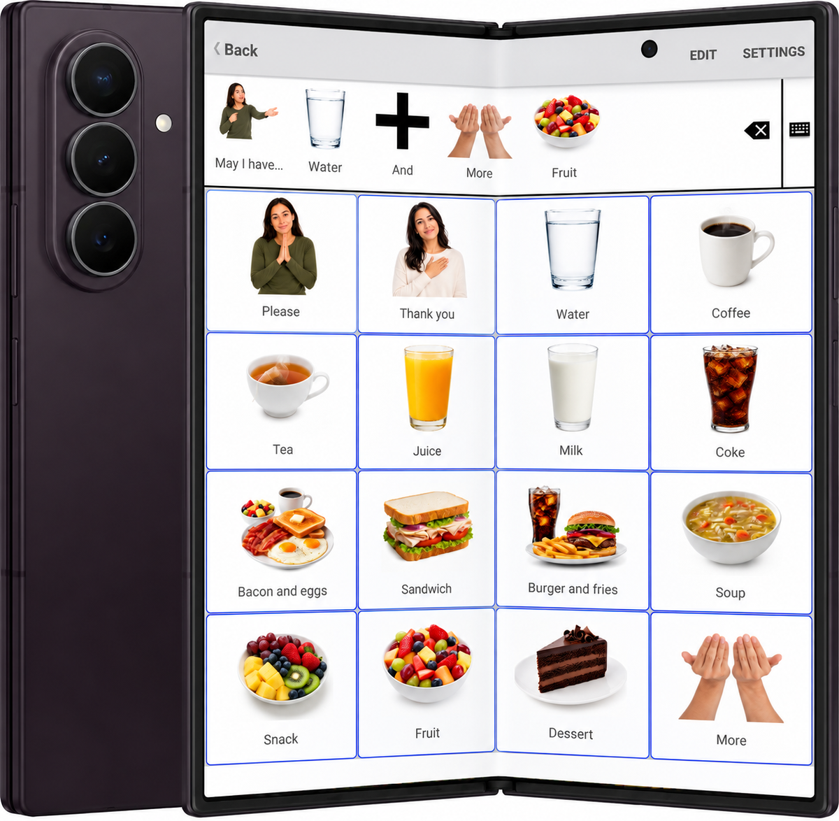 New! The Ultimate AAC Communication Tablet with Samsung Fold9 Ultra Phone