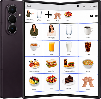 New! The Ultimate AAC Communication Tablet with Samsung Fold9 Ultra Phone