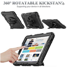 Load image into Gallery viewer, Tough Case designed for 8.7&quot; Samsung-based Speech Tablet with Screen Protector &amp; Strap
