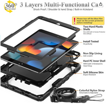 Load image into Gallery viewer, Tough Case for- the 10.2&quot; Apple-based Speech Tablet with Screen Protector &amp; Strap
