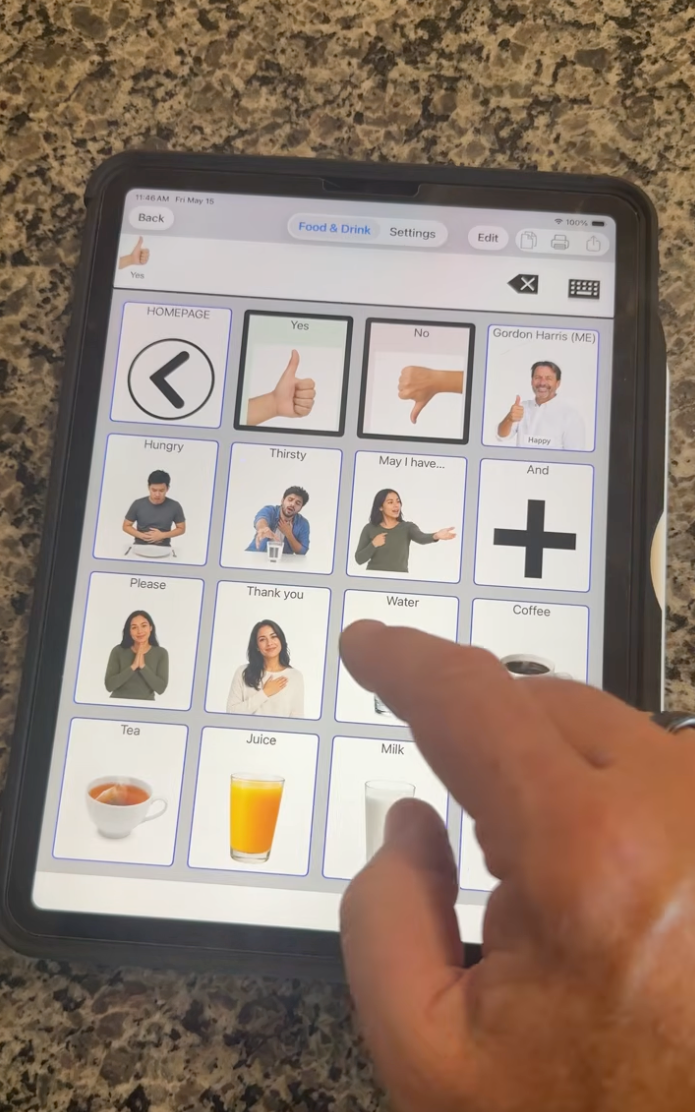 Load video: Speech Tablets Explained - How do they give a nonverbal person a voice?