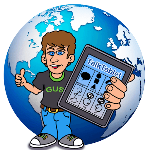 Speech Tablet with a 10.2″ Apple tablet, TalkTablet PRO Speech app, and Carrying Case - SALE PRICE!! - Speech Tablets by Gus Communication Devices