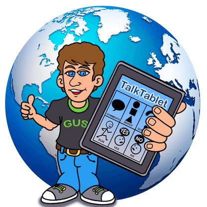 Speech Tablet with a 10.2″ Apple tablet, TalkTablet PRO Speech app, and Carrying Case - SALE PRICE!! - Speech Tablets by Gus Communication Devices