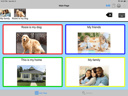Speech Tablet with a 10.2″ Apple tablet, TalkTablet PRO Speech app, and Carrying Case - SALE PRICE!! - Speech Tablets by Gus Communication Devices