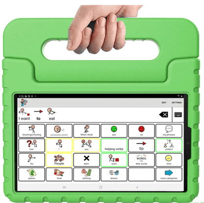 Speech Tablet including 8.7″ Samsung (Android) tablet, TalkTablet PRO AAC/Speech app (Pre-Installed!) and Carrying Case - SALE PRICE!! - Speech Tablets by Gus Communication Devices