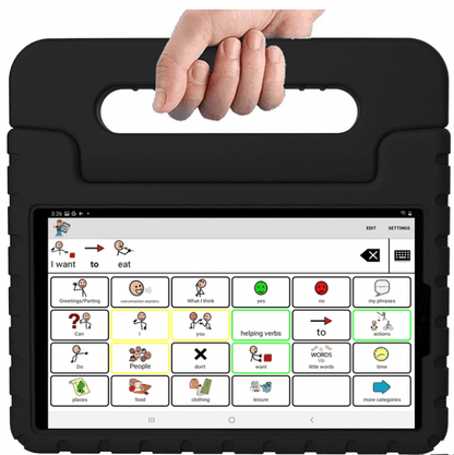 Speech Tablet including 8.7″ Samsung (Android) tablet, TalkTablet PRO AAC/Speech app (Pre-Installed!) and Carrying Case - SALE PRICE!! - Speech Tablets by Gus Communication Devices