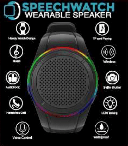 Wireless Bluetooth Wrist Speaker for Noisy Environments - Speech Tablets by Gus Communication Devices