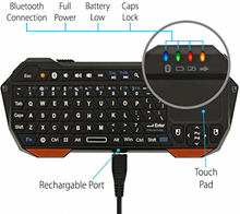 Load image into Gallery viewer, Wireless Bluetooth Mini Keyboard with Touchpad for SpeechWatch PRO ($49.99)
