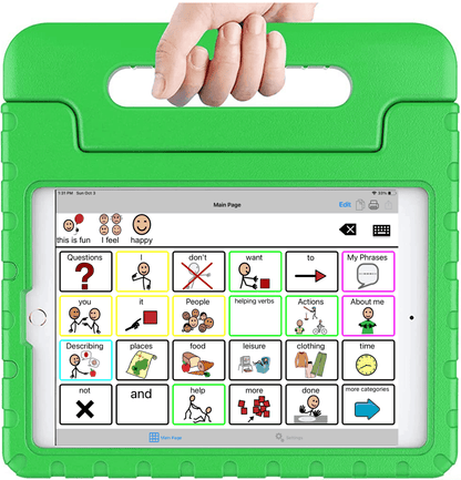 Speech Tablet with a 10.2″ Apple tablet, TalkTablet PRO Speech app, and Carrying Case - SALE PRICE!! - Speech Tablets by Gus Communication Devices