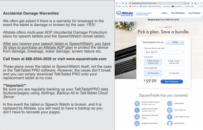 Speech Tablet with a 10.2″ Apple tablet, TalkTablet PRO Speech app, and Carrying Case - SALE PRICE!! - Speech Tablets by Gus Communication Devices