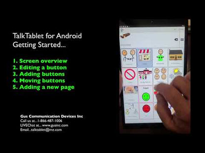 8.7" Samsung Speech Tablet — TalkTablet PRO (Ready Out of the Box)